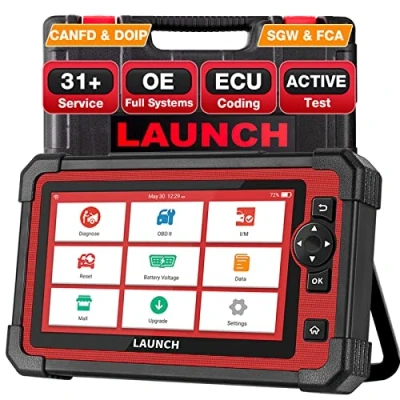 Abbildung von LAUNCH CRP919E obd2 diagnosegerät für Alle Fahrzeuge, Auto mit OE Level System Diagnose und 31+ Reset Services,kfz Tester Active Test,CANFD, ECU Kodierung.2 Jahre Upgrade