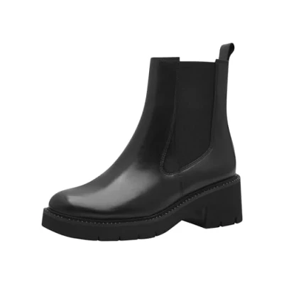 Abbildung von Tamaris MIT Touchit Plateaustiefelette, Damen, Größe: 41, Black leather Schuhe