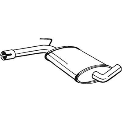 Abbildung von BOSAL 233 481 Mittelschalldämpfer VOLKSWAGEN: Passat B3/B4 Variant, Limousine