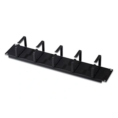 Abbildung von DIGITUS Kabel Rangierpanel 2HE 5 Führungsbügel 88.5 x 60 mm 19 Zoll Für Netzwerkschränke &amp; Netzwerkkabel Schwarz