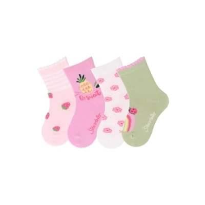 Abbildung von Sterntaler Strawberry socks, 4pack Socken für Kinder, Größe: 18, Rosa