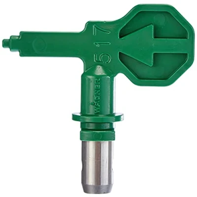 Abbildung von WAGNER Control Pro HEA Düse 517 für Airless Farbsprühsysteme Latexfarben, Dispersionen, Rostschutzfarben, &lt; 55% weniger Sprühnebel, grün