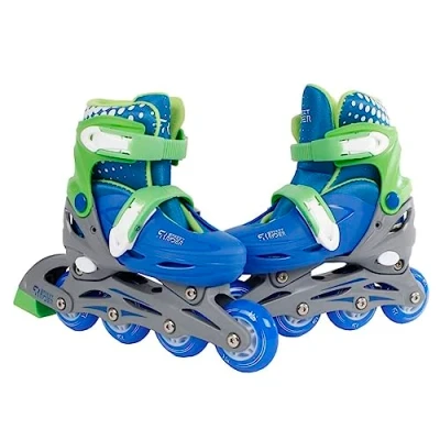 Abbildung von Van Manen Inlineskates Kids Globe Street Rider grün / blau, verstellbar von