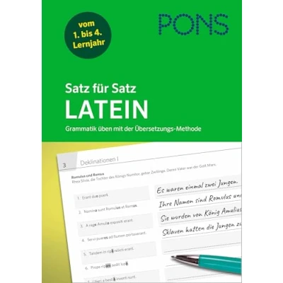 Abbildung von PONS Satz für Latein Grammatik: Grammatik üben mit der Übersetzungs Methode (PONS Übungsgrammatik)