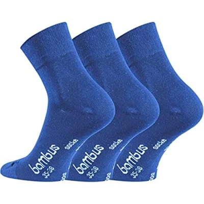 Abbildung von TippTexx 24 6 Paar Ökotex Bambus Socken, DIE Geruchs Killer mit ANTI LOCH GARANTIE (as3, numeric, numeric_39, numeric_42, regular, Kurzer Schaft Jeans)