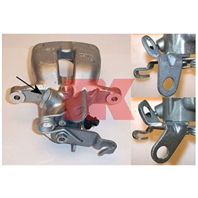 Abbildung von NK 2147282 Bremssattel Aluminium VOLKSWAGEN: Jetta 3, GOLF 5 Schrägheck, 6, AUDI: A3 Sportback, TT Coupe, SKODA: Octavia 2 Combi