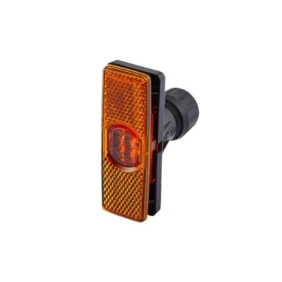 Abbildung von HELLA 2PS 008 382 801 Seitenmarkierungsleuchte Begrenzungsleuchte Anhänger Wohnwagen LED 24V Schraubanschluss/Einbau ADR/GGVS Lichtscheibenfarbe: gelb rechts/links Menge: 1