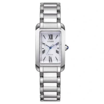 Abbildung von Citizen EW5620 55A Eco Drive Solar Damenuhr Rechteckig