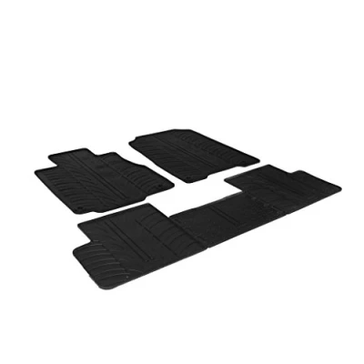 Abbildung von Gledring 0306 Fußmattensatz Gummi vorne und hinten 5 schwarz 750mm 550mm HONDA: CR V 4