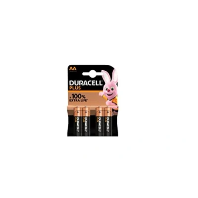 Abbildung von Duracell batterie alkaline aa / mn1500 lr06 plus 100% extra life blister 4 pcs 12731