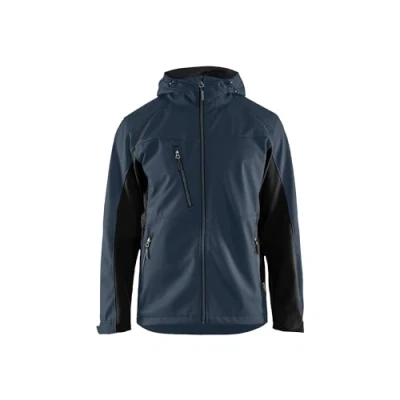 Abbildung von Blaklader 475325168699S Softshell Jacke, Dunkel Marineblau/Schwarz, Größe S