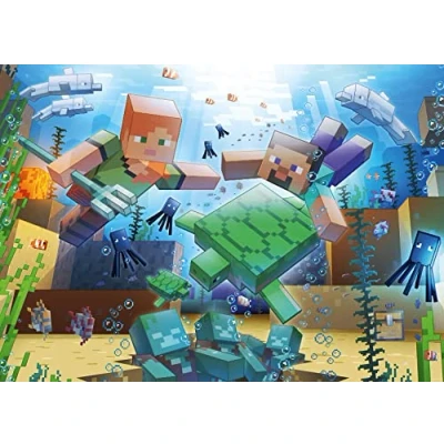 Abbildung von Ravensburger Puzzle 17187 Minecraft Mosaic 1000 Teile für Erwachsene und Kinder ab 14 Jahren