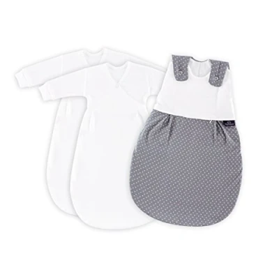 Abbildung von Träumeland Babyschlafsack Set Pünktchen grau (Packung, 3 tlg., 3er Pack)