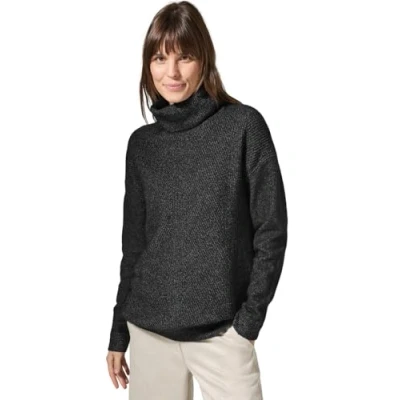 Abbildung von Cecil MIT Rollkragen Strickpullover, Damen, Größe: XS, Schwarz