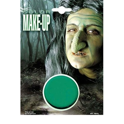 Abbildung von NET TOYS Alien Schminke Karneval Make Up grün Theaterschminke Faschingsschminke Halloween Makeup Schminkfarbe Hulk Karnevalsschminke