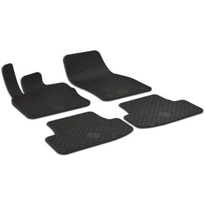 Abbildung von WALSER 50825 Fußmattensatz Gummi vorne und hinten 4 schwarz AUDI: Q5
