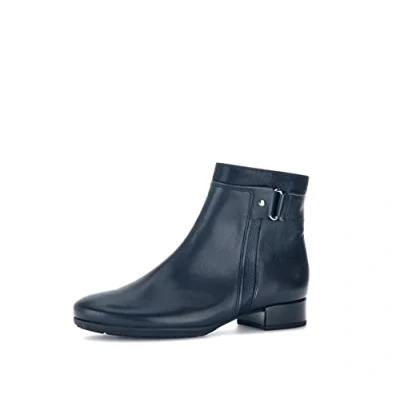 Abbildung von Gabor Damen Ankle Boots, Frauen Stiefeletten,Komfortable Mehrweite (H),uebergangsschuhe,uebergangsstiefel,Midnight (Micro),38 EU / 5 UK