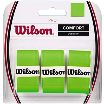 Abbildung von Wilson Unisex Adult Pro Overgrip Griffbänder, Grün, 3 Stück