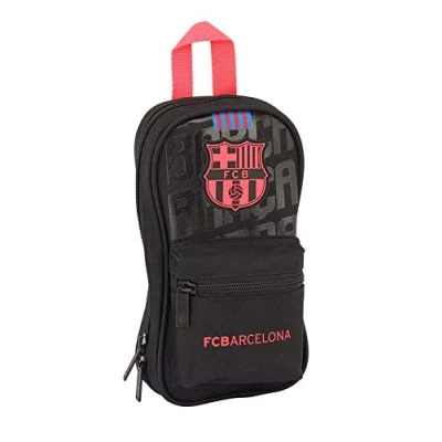 Abbildung von FC Barcelona Safta F.c. Oficial Neceser Con 4 Estuches Y Útiles Federmäppchen, 23 cm, 1.4 liters, Blau (Azul)