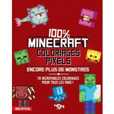 Abbildung von Coloriages pixels 100% Minecraft Encore plus de créatures !: monstres