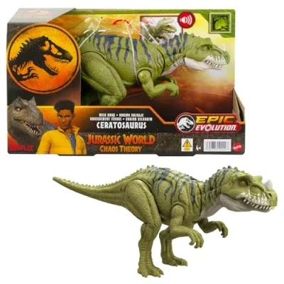 Abbildung von Mattel® Spielfigur Mattel HTK74 Jurassic World Wild Roar Creatosaurus mit Sound