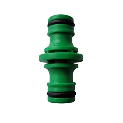 Abbildung von 1/2&quot; 3/4&quot; Gartenschlauch Schlauchverbinder Schlauchstück Schlauchkupplung Spritze Y Verbindung Hahnstück mit oder ohne Wasserstop Kunststoff Grün (Schlauchkupplung)