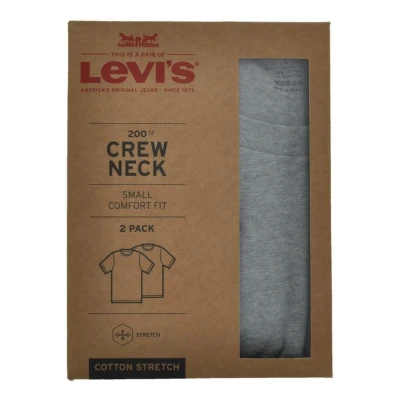 Abbildung von Levi ́s 200SF Crew Neck T Shirt 2er Pack middle grey melange S