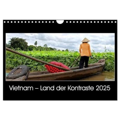 Abbildung von Vietnam Land der Kontraste 2025 (Wandkalender DIN A4 quer), CALVENDO Monatskalender