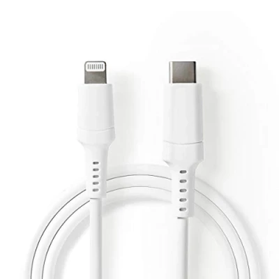 Abbildung von Nedis 1m USB C Lightning Kabel für iPad, iPhone, iPod, weiß