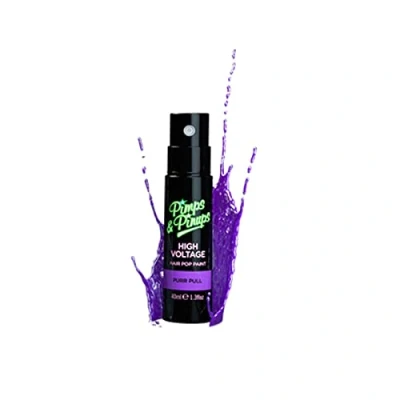 Abbildung von Color Haarspray 40 ml 6 Farben Haarfarben Spray Farbspray Fasching Karneval Halloween Haarfärbespray farbig (lila)