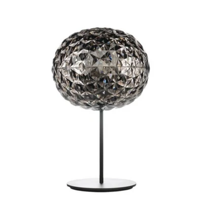Abbildung von Kartell Planet LED Tischlampe mit Fuß, rauchgrau