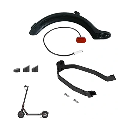 Abbildung von Fututech Schutzblech Set hinten für Xiaomi M365 Pro, Rücklicht, Staubschutz, Bremslicht, Scooter, Zubehör Elektroroller, Ersatzteil (schwarz)