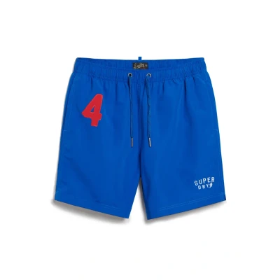 Abbildung von Superdry Badeshorts, Herren, Größe: Medium, Voltage blue