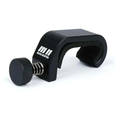 Abbildung von Halteklemme Gepäckträger CNC, schwarz matt kompatibel für Vespa GTS 125 250 300, LVX 50, GTV 300