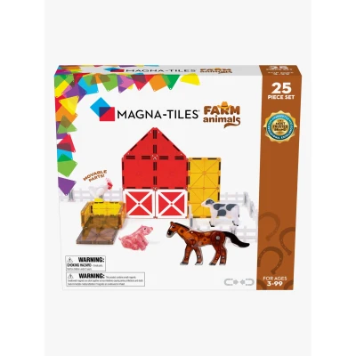 Abbildung von MagnaTiles Farm Animals Baukasten 25 Teile