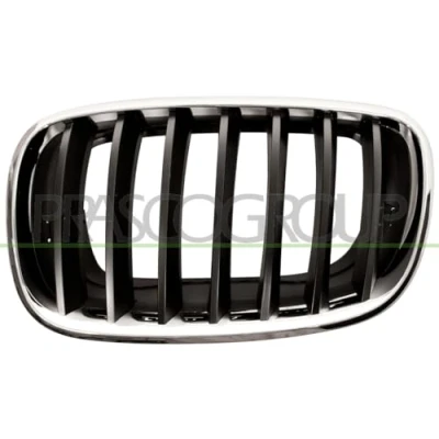 Abbildung von PRASCO BM8222004 Kühlergrill links chrom/schwarz BMW: X5