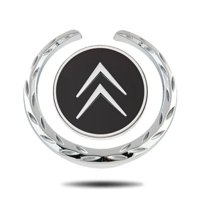 Abbildung von Auto Emblem Logo Aufkleber für Citroen C4 Picasso, Autoaufkleber Abziehbilder Zubehör Tuning Sticker,Bla ck