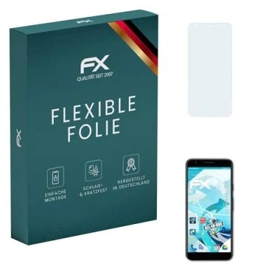 Abbildung von atFoliX Schutzfolie kompatibel mit Google Pixel 3a XL Folie, ultraklare und flexible FX Displayschutzfolie (3X)