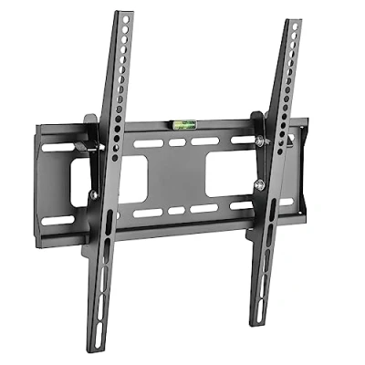 Abbildung von CAVO TV Halterung neigbar, für Flach &amp; Curved Fernseher Monitor Wandhalterung, (für 32 55 Zoll Bildschirme bis 50 kg, max. VESA 400x400 mm)