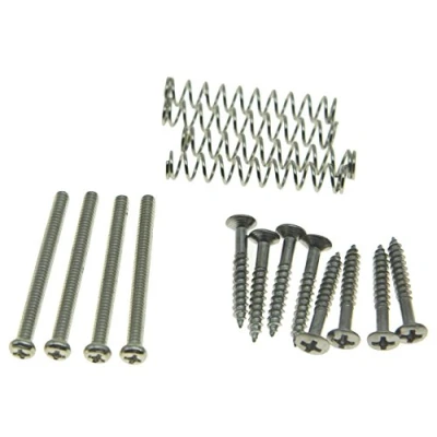 Abbildung von Kaish Schrauben Set für Montage von Humbucker Tonabnehmer. USA/Imperial Thread nickel