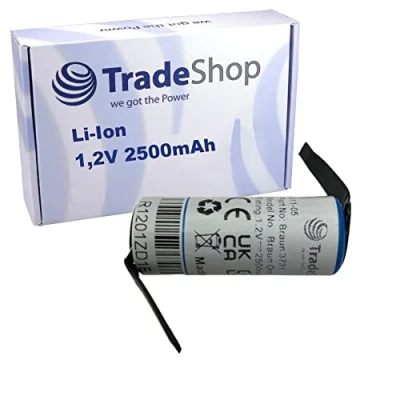 Abbildung von Hochleistungs NI MH Akku 1,2V / 2500mAh kompatibel mit Braun Oral B OralB Professional Care 8000 8300 8500 8900 9500, Triumph 3000 4000 5000 9000 9400 9500 9700 9900 3731, 3738