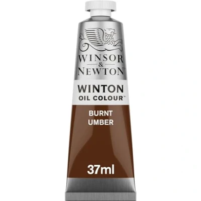 Abbildung von Winsor &amp; Newton 1414076 Winton, feine hochwertige Ölfarbe 37ml Tube mit gleichmäßiger Konsistenz, Lichtbeständig, hohe Deckkraft, Reich an Farbpigmenten Umbra gebrannt