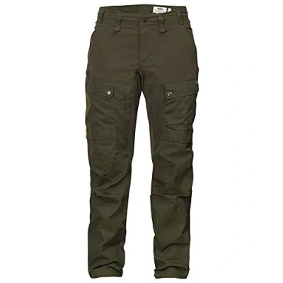 Abbildung von Fjallraven Womens Lappland Hybrid Trousers W Pants, Green Camo Laurel Green, 42