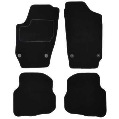 Abbildung von MAMMOOTH A041 VW340 PRM 01 Fußmattensatz Facelifting Textil vorne und hinten 4 schwarz VOLKSWAGEN: Polo IV Schrägheck