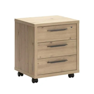 Abbildung von Rollcontainer Artisan Eiche 52 x 62 cm DISEGNO