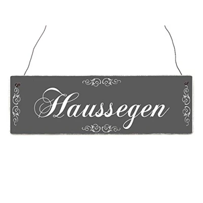 Abbildung von Interluxe Shabby Vintage Schild Türschild HAUSSEGEN Holzschild Landhaus Impression Chic