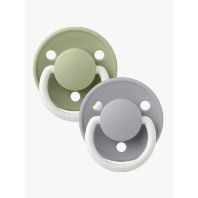 Abbildung von BIBS Schnuller De Lux 2er Pack Silicone, Sage Glow/Cloud Glow