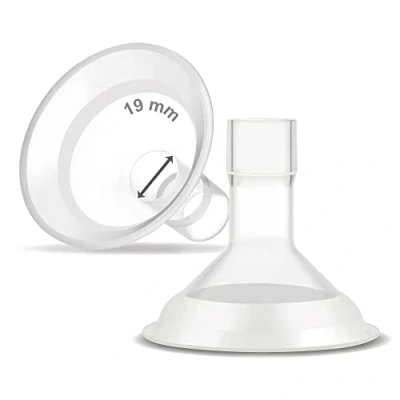 Abbildung von Maymom MyFit Comfy Series 19 mm Zweiteilige Brustwarze, Kompatibel mit Medele Milchpumpen; MaxFlow Flex Anschluss; 2 Stück