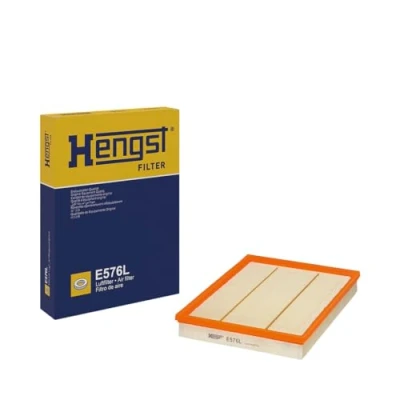Abbildung von HENGST FILTER E576L Luftfilter 41 224 302 Filtereinsatz OPEL: Astra G Coupe, Zafira B, CC, VAUXHALL: Mk2