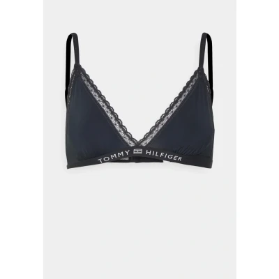 Abbildung von Tommy Hilfiger Unlined Triangel BH, Damen, Größe: Small, Black